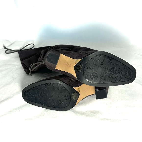 NWOB Size 8.5 Vince Camuto Tapley Brown Suede Over the Knee Thigh High Boots - Picture 11 of 14